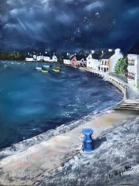 35 L'Ile Tudy avant l'orage en été