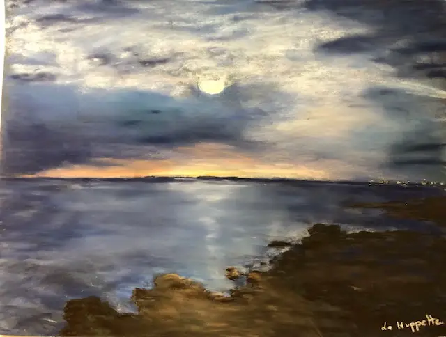 40 Clair de lune sur la mer