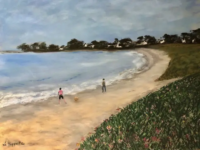 42 Jeu de ballon sur la plage de Loctudy